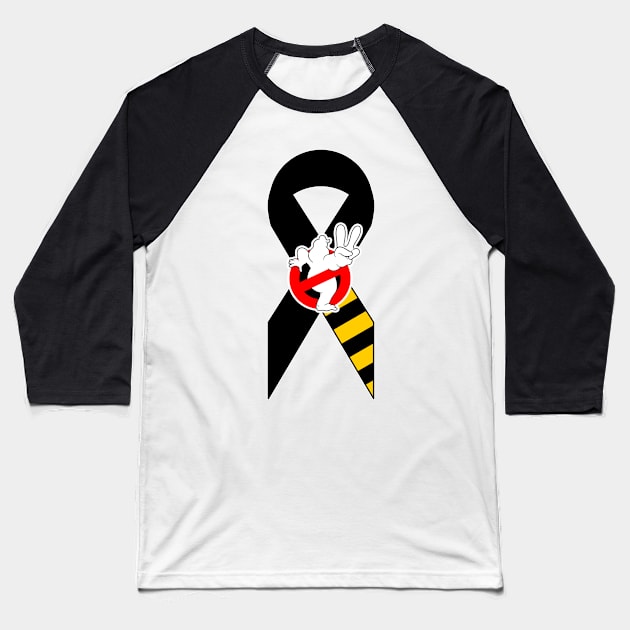 GB2 RIP Ribbon v2 (flat) no face Baseball T-Shirt by BtnkDRMS